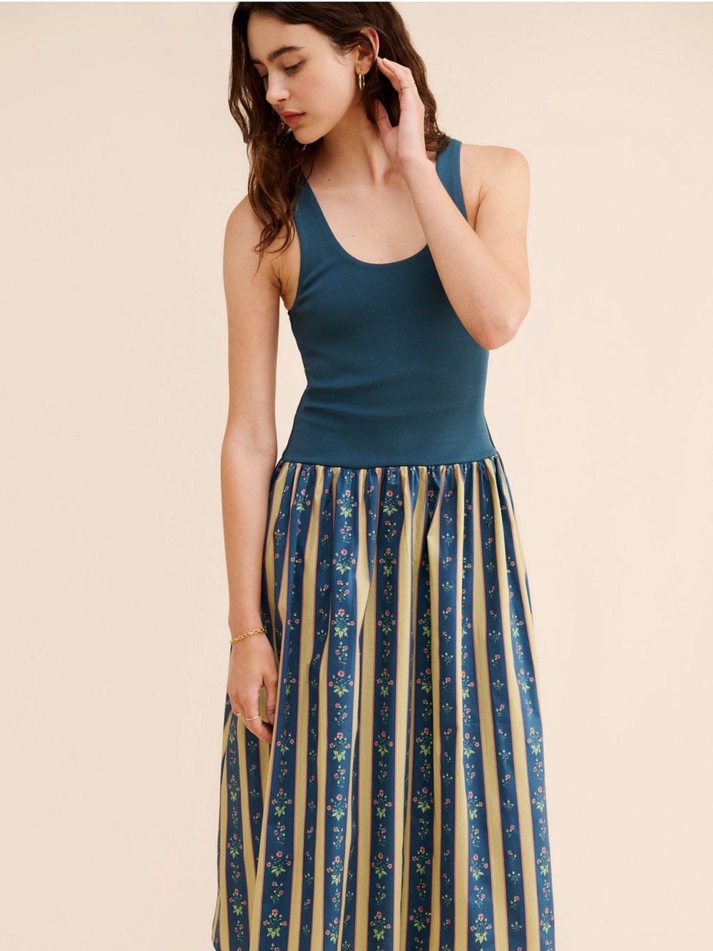 Weworewhat: Anthropologie Scoop Tank Midi Dress